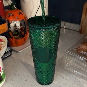 Starbucks Emerald Textured Tumbler with Straw